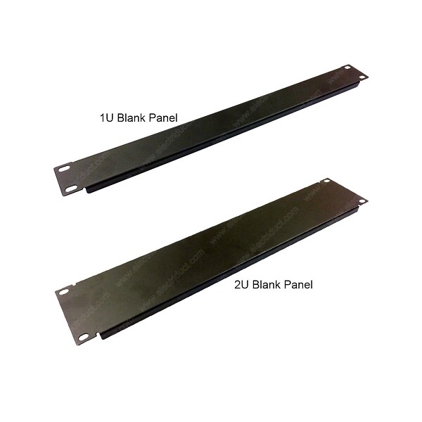 Electriduct Horizontal Cable Manager 1U - Blank Panel QWM-ED-WM-1U-BP